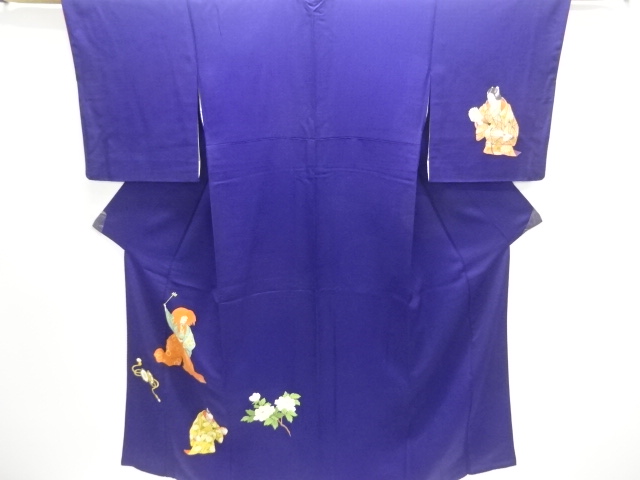 能役者模様訪問着